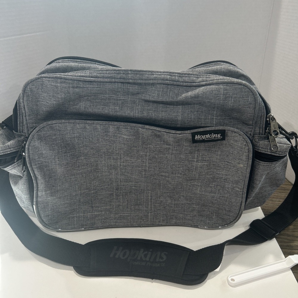 Hopkins Medical Antimicrobial Home Health Shoulder Bag w/ Large Pockets